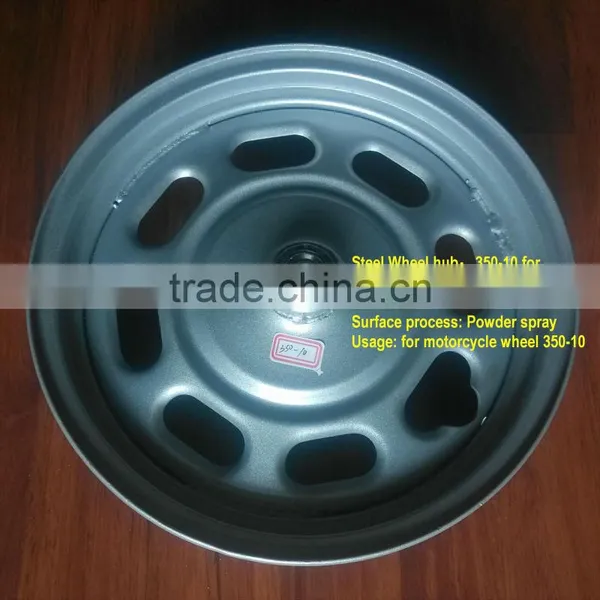 Steel Wheel Hub:350-10 for Motorcycle