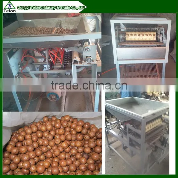 Automatic nuts processing/cracking machine in Vietnamese