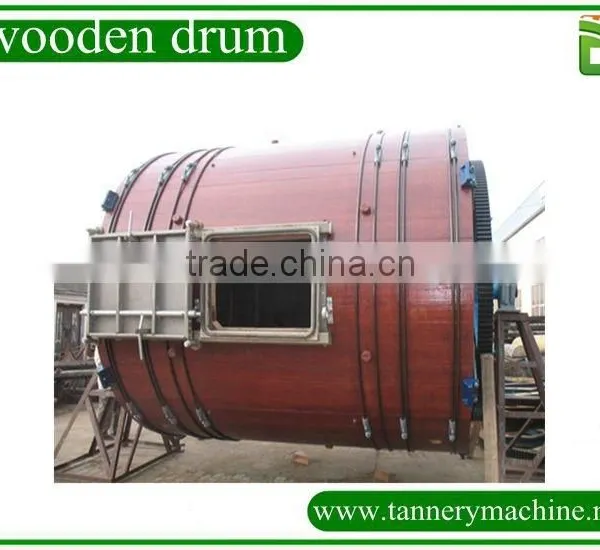 Chinese Wooden Drums for Tanning Leather Crocodile photo-2
