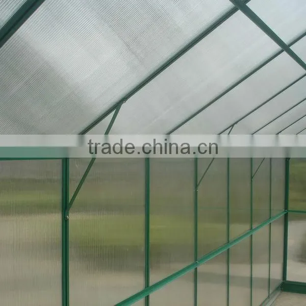 China Newest Ggrey Colour for Foldable Portable Commercial Polycarbonate Greenhouse HX65126-1 photo-5