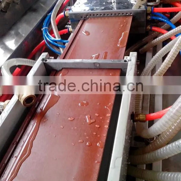Plastic Small Profile Machine Pvc Tile Corner Trim/ Pvc Skirting Making Machine photo-3