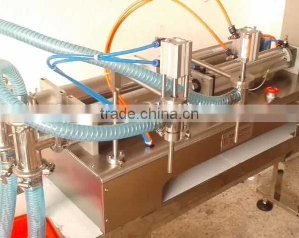5-100ml Double Head Liquid Softdrink Pneumatic Filling Machine photo-5