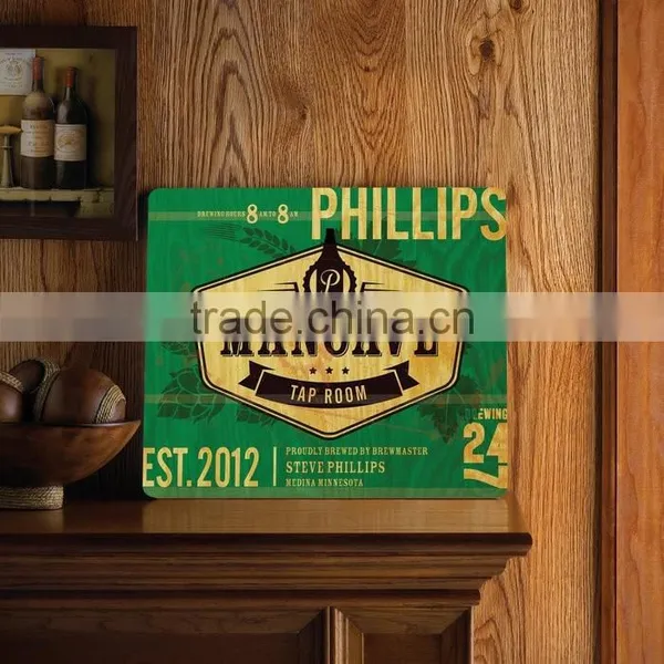 Personalized Pub Sign for Bar UV Printing on Wood photo-2