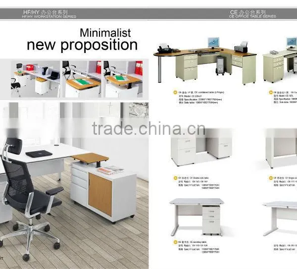 Poor Office Desk Office Table Computer Desk Laptop Table With Movable Drawers photo-3
