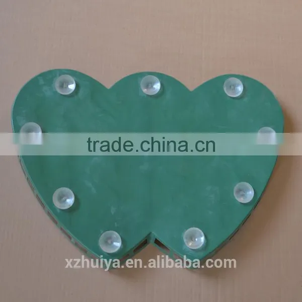 Double Heart Shape Floral Foam for Flower Decoration photo-5