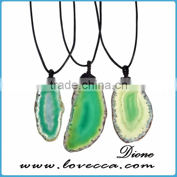 Gift For Wife Mom Natural Agate Necklace Crystal Necklace Stone Agate Jewelry photo-5