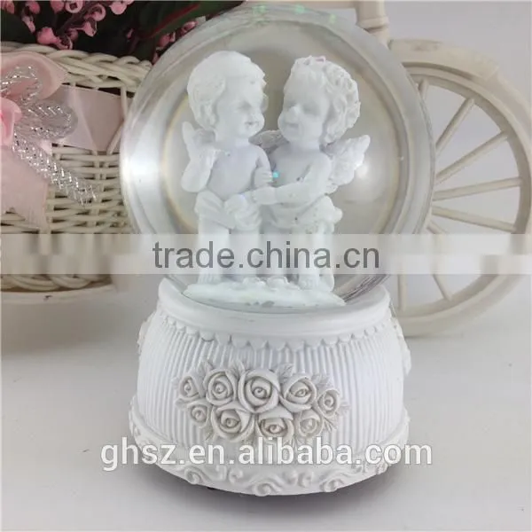 New Products Resin Angel Baby Crystal Ball With Light photo-5