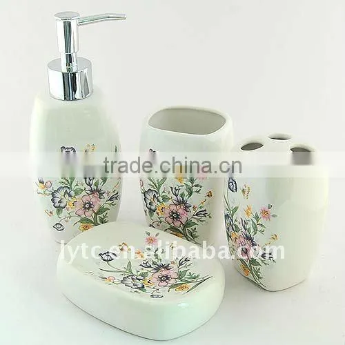 4 Pcs Ceramic Bath Accessory photo-2
