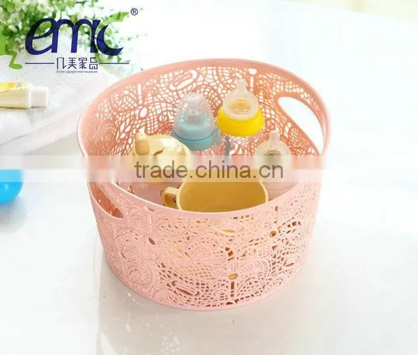 New Hot Selling Lace Hollow Plastic Storage Basket (small) photo-2