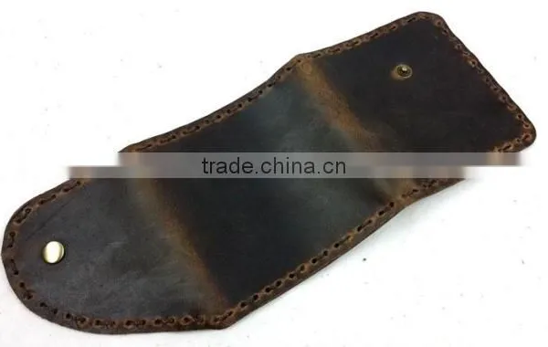 Crazy Horse Leather Atm Card Holder or Credit Card Holder Leather for Men photo-5