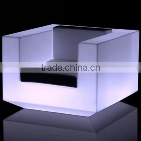 Luminous Bar Furniture 2 Seater Sofa LED Plastic Waterproof Illuminated Sofa for Nightclub / Otobi Furniture in Bangladesh Price photo-3