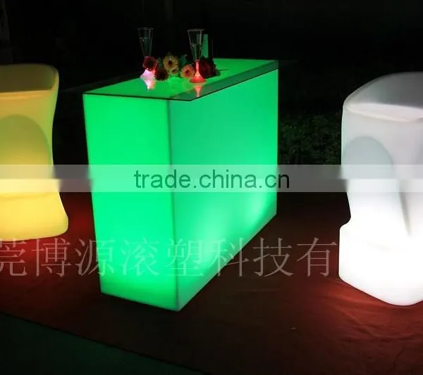 LED Rectangle Table/color Full Led Bar Chair/led Bar Furniture photo-6