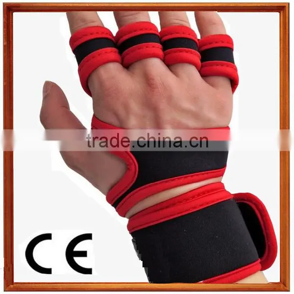 Gym Gloves Gym Exercise Leather Weight Gloves photo-6