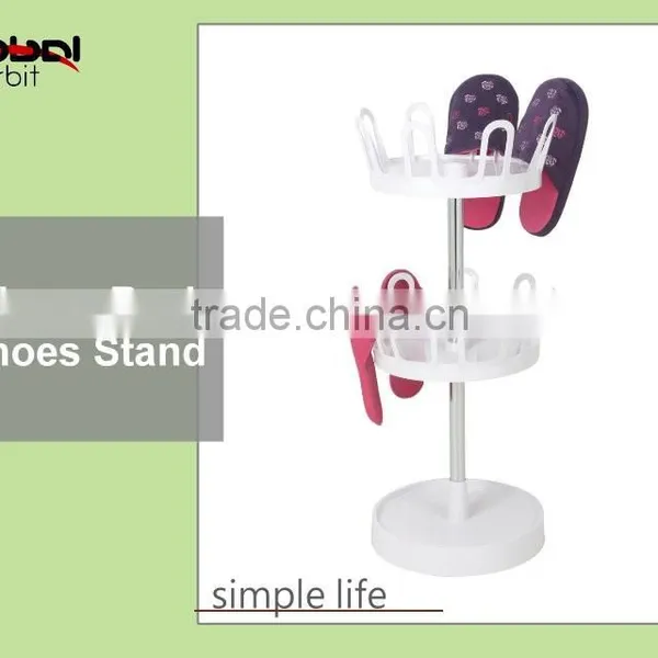 Home Furniture Simple Revoling Shoe Rack, 2-tier Waterproof Shoe Rack photo-6