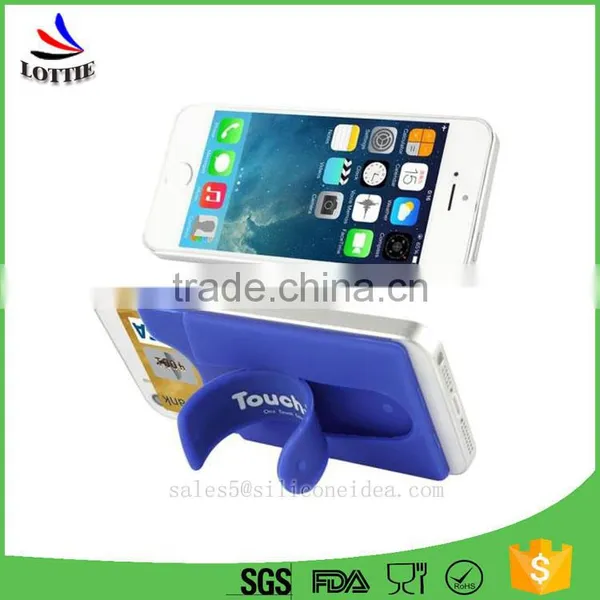 Professional Silicone Card Holder Custom Logo Silicon Card Holder for Phone photo-3
