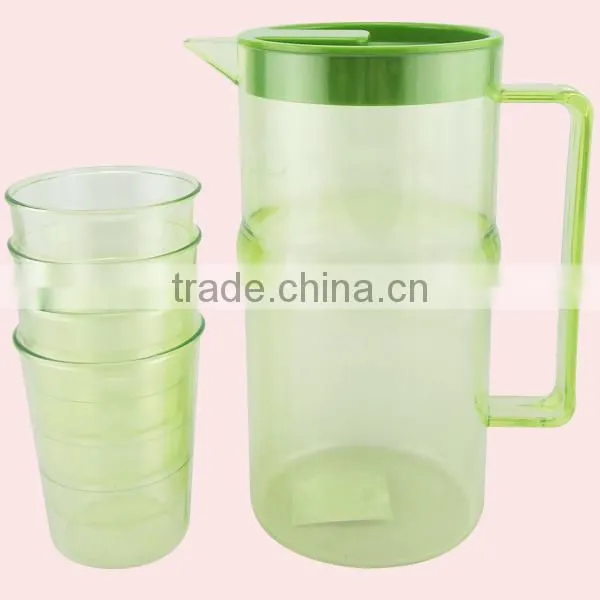 1800ml Drinking Set Insulated Plastic Cooler Water Jug Set With 4 Cup photo-5