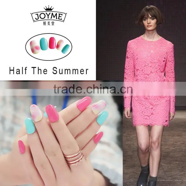 2017 Fresh Full Cover Salon DIY False Nail Art Designs photo-6