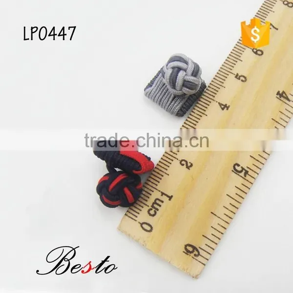 New Custom Style Fashion Graceful Cufflinks Square Silk Knots Cufflinks for Decoration photo-3