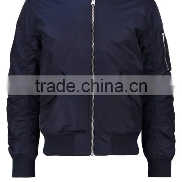 Popular Style Stain Wind Breaker Bomber Jacket photo-2