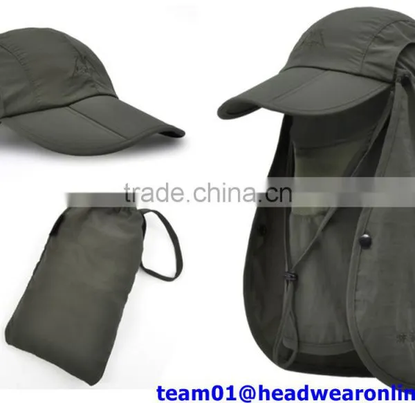 Custom Ourdoor Sun Folding Sports Caps UV Material Caps photo-5