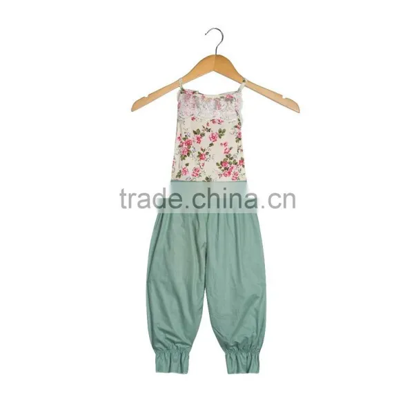 Wholesale Baby Clothes Funny Baby Bodysuit Floral Romper Bubble Jumsuit photo-6