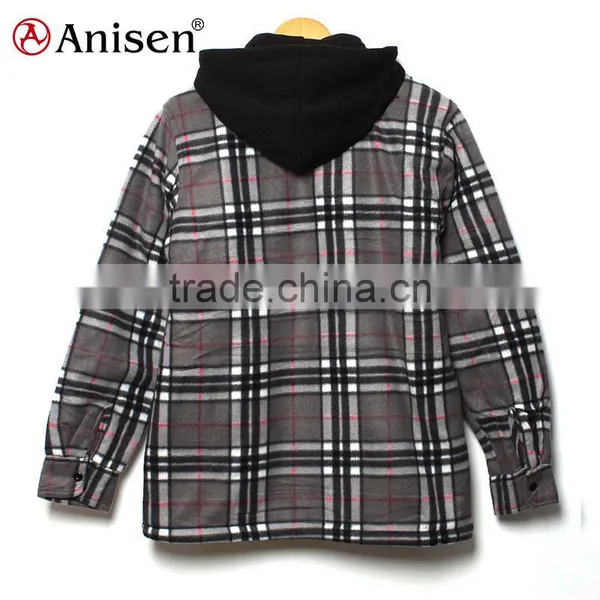 Garment Stock Factory 100% Polyester Fleece Men Coat photo-2