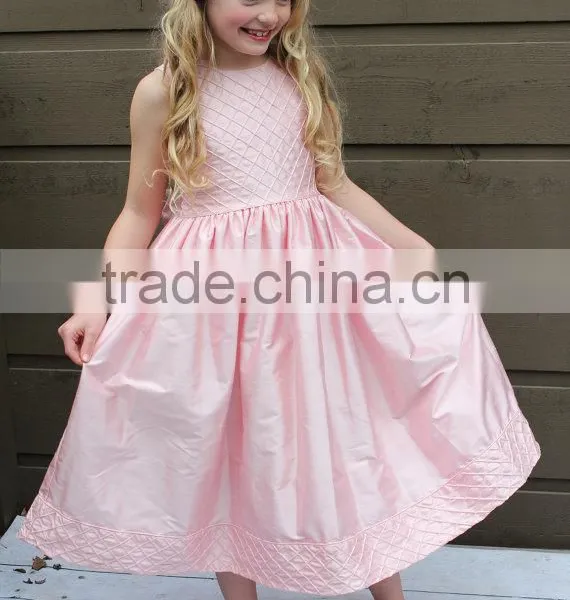 New Model 8 Years Dress Design Hand Made Girl Dress photo-2