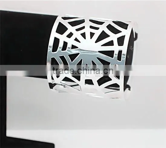 Fashion Cobweb Hollow Golden Bangles Adjustable for Women Designs photo-6