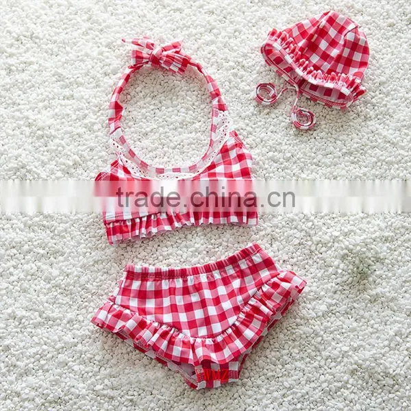 Wholesale Swimwear Gingham Sling Bikinis In Bulk New Added Products 2017 photo-2