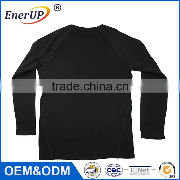 Sport Wear Crew Neck Long Sleeve Moisture Wicking Antibacterial UPF 50+ Shirt Men photo-6