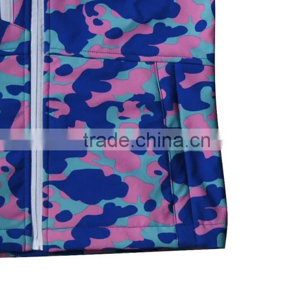 Children's Outdoor Wear Camo Jacket Colorful Coat Windbreaker Clothing photo-4
