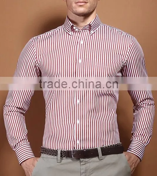 Men Fashion Designer Shirts Delicate Vertical Stripes Shirt Men photo-3
