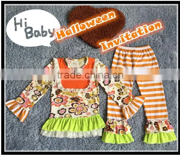 2017 New Arrival Cute Halloween Party Clothing for Girls Design Kids Toddler Girl Clothing Sets photo-4