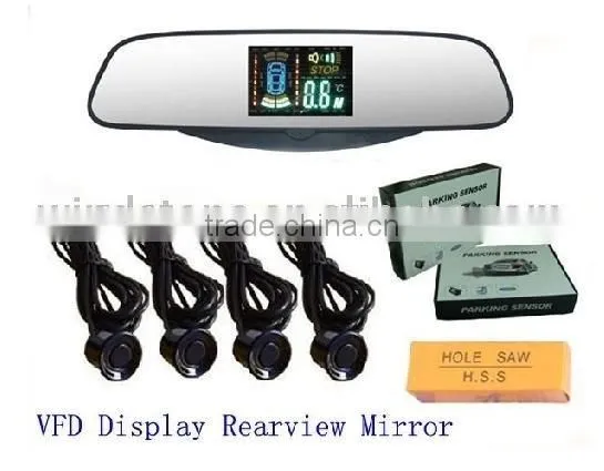 Reverse LED Display Rear Vision Parking Sensor System / Wireless Accelerometer Sensor RD-017C6 photo-4
