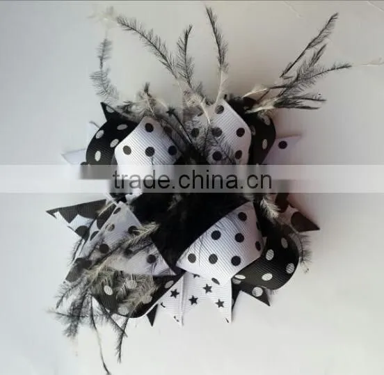 Headband With Fabric Flower Multicolor Headmade Flower Head Bows Flower photo-4