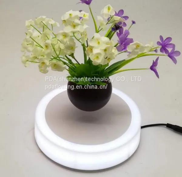 Customzie Magnetic Floating Levitation Bottom Air Bonsai Pot photo-2
