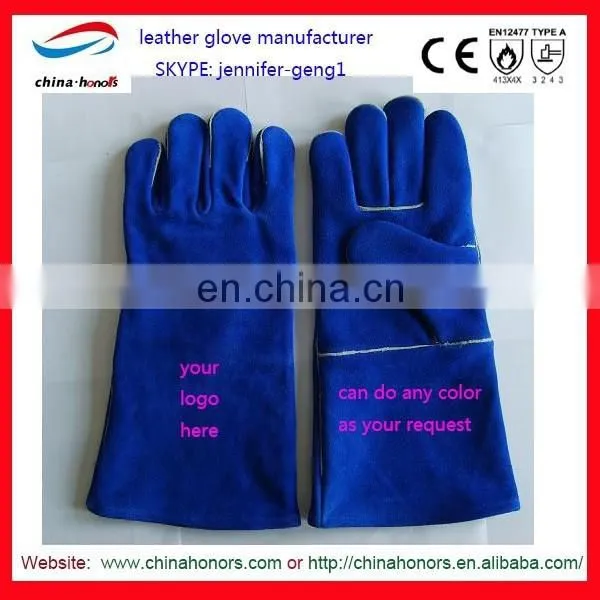 Leather Gloves Top Quality Work/gloves for Welders photo-5