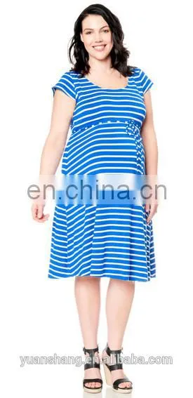 2015 Short Sleeve Fashionable Maternity Wear Dress Clothing Wholesale photo-3