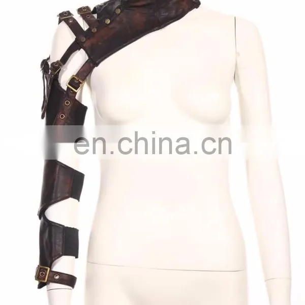 Steampunk Style Accessory Garment - Choker With an Armband and Removable Wristband
