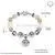 2017 New Silver Droplet Silver Bead Love Letter Bracelet Bangles photo-6