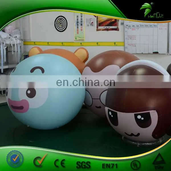 PVC Inflatable Cartoon Printed Head Balloon, Inflatable Face Balloon photo-6