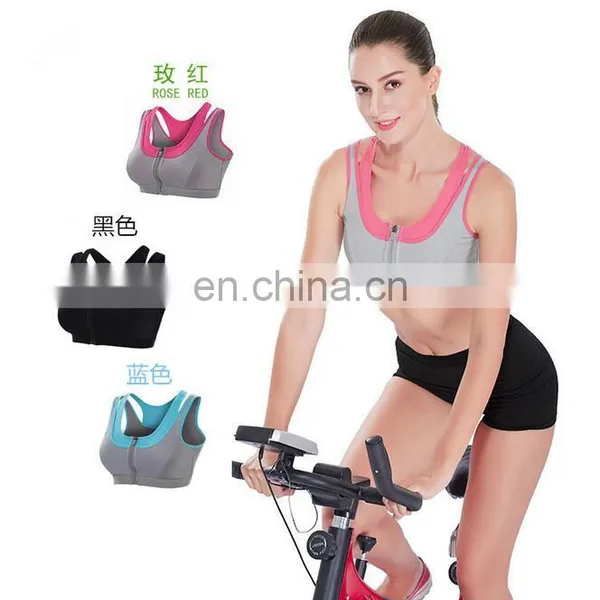 Women's Cross Back Double Layer Sports Training Bra#805 photo-4