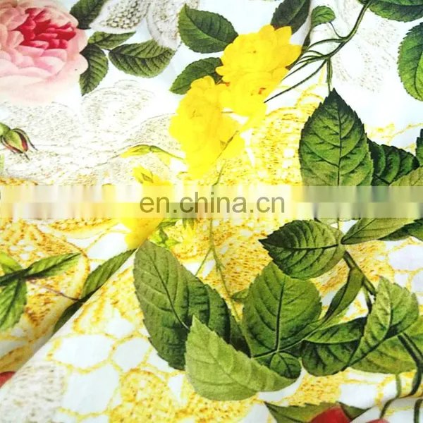 China Factory Supply Custom Design Printed On 100%Bamboo Knit Fabric photo-3