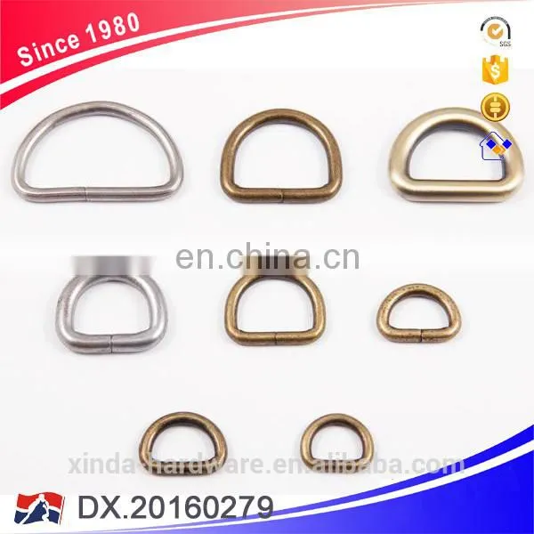 Zinc Alloy Metal D Ring for Garment Bag and Shoes photo-2
