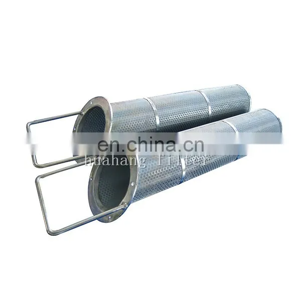 304 Stainless Steel Perforated Sheet Cleanable and Reusable Basket Oil Filter photo-2