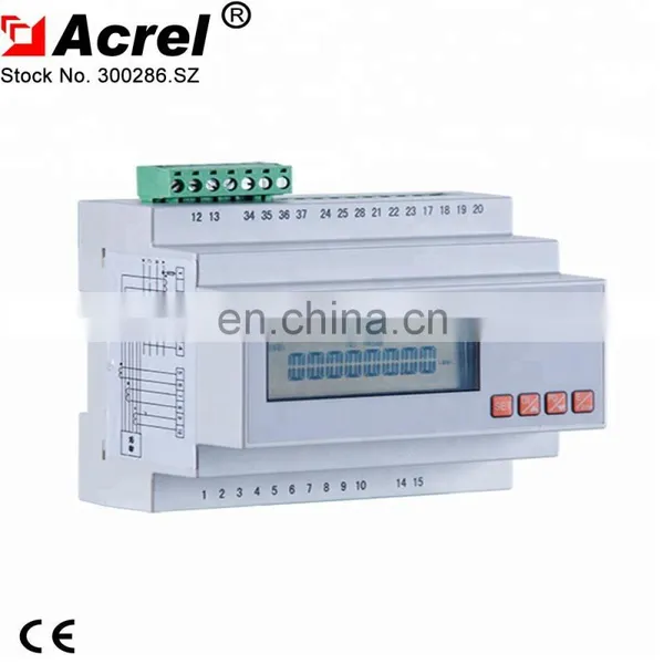 Digital DIN Rail Mount Energy Monitor Electrical Meter 3 Phase ac Energy Consumption Meter photo-2