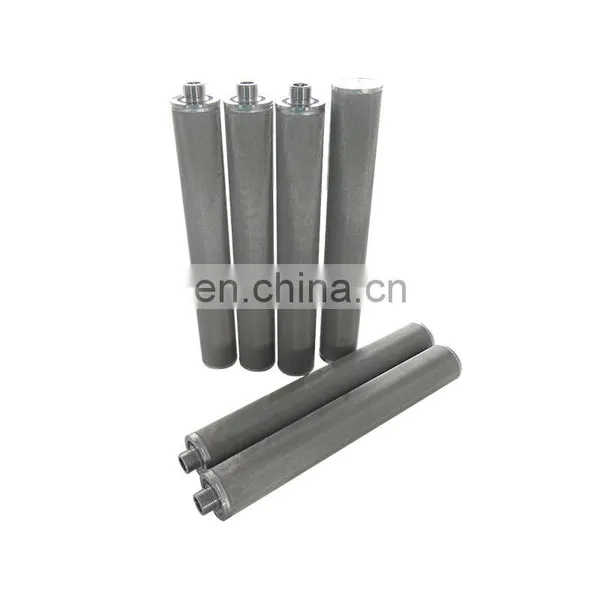 Metal Cylinder Filter Stainless Steel Water Filter Sintered Felt Tube Filter Cartridge photo-5