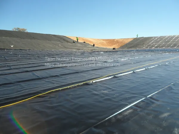 Hdpe Geomembrane Pond Liner Anti-UV Waterproof Material Geomembrane Liner photo-3