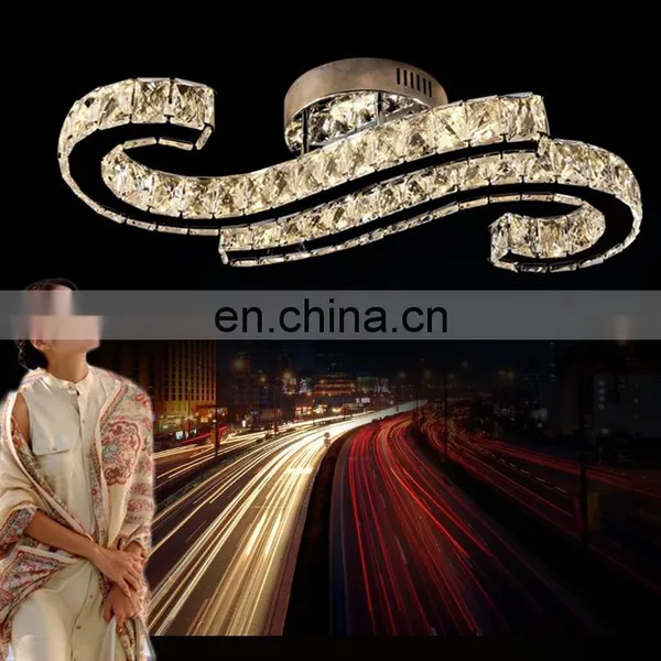 Wholesale Luxury Contemporary Modern LED Crystal Lighting Ceiling Light Chandelier photo-2