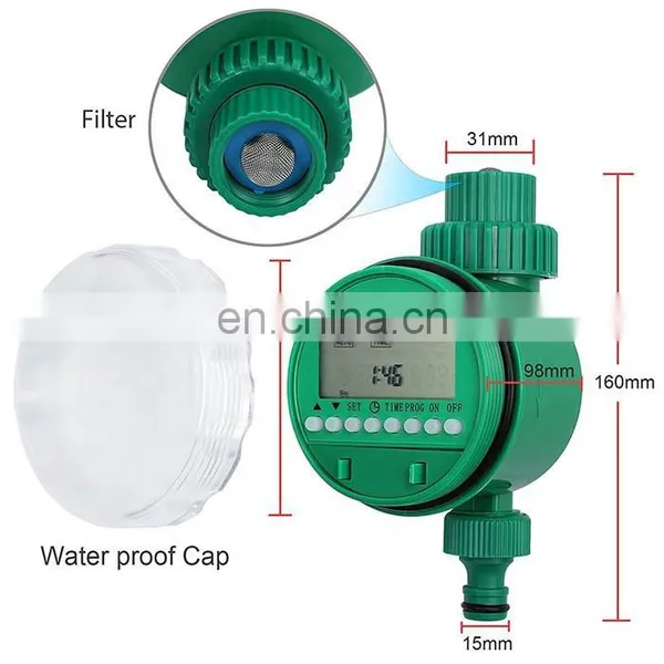 LCD Display Automatic Electronic Intelligent Digital Farm Drip Irrigation Timer for Agricultural Irrigation photo-2